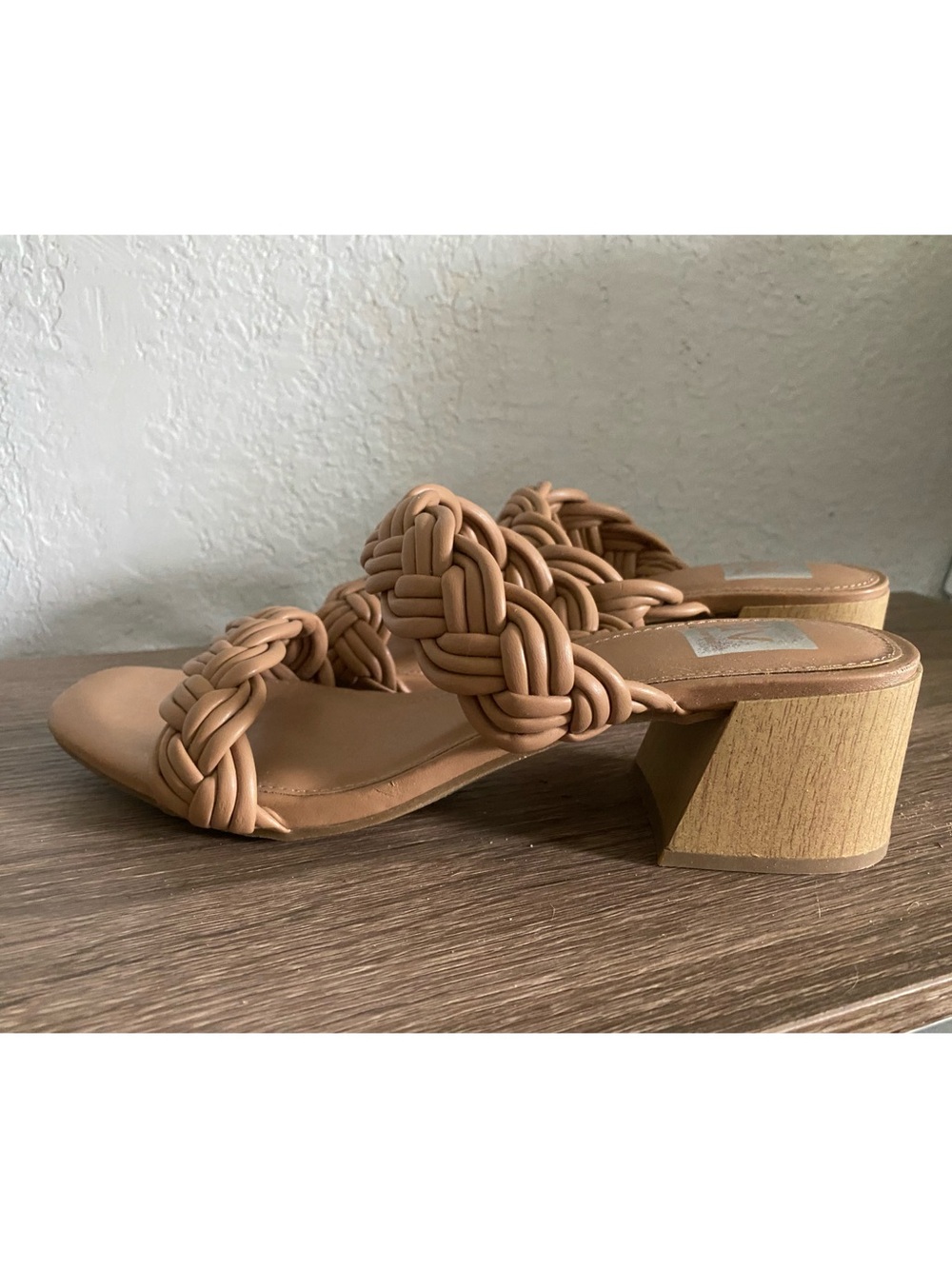 DV by Dolce Vita Braided Tan Slide Sandals